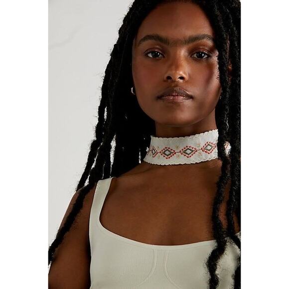 Free People In My Feelings Bohemian Boho Choker Necklace - Picture 1 of 5